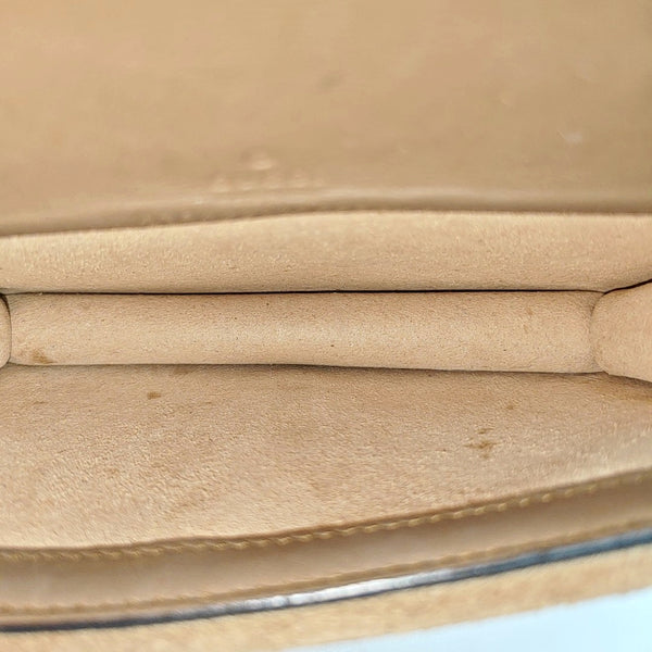 Dionysus Super Mini Monogram Coated Canvas Beige