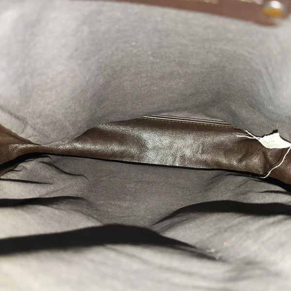 Calfskin Shoulder Bag Brown