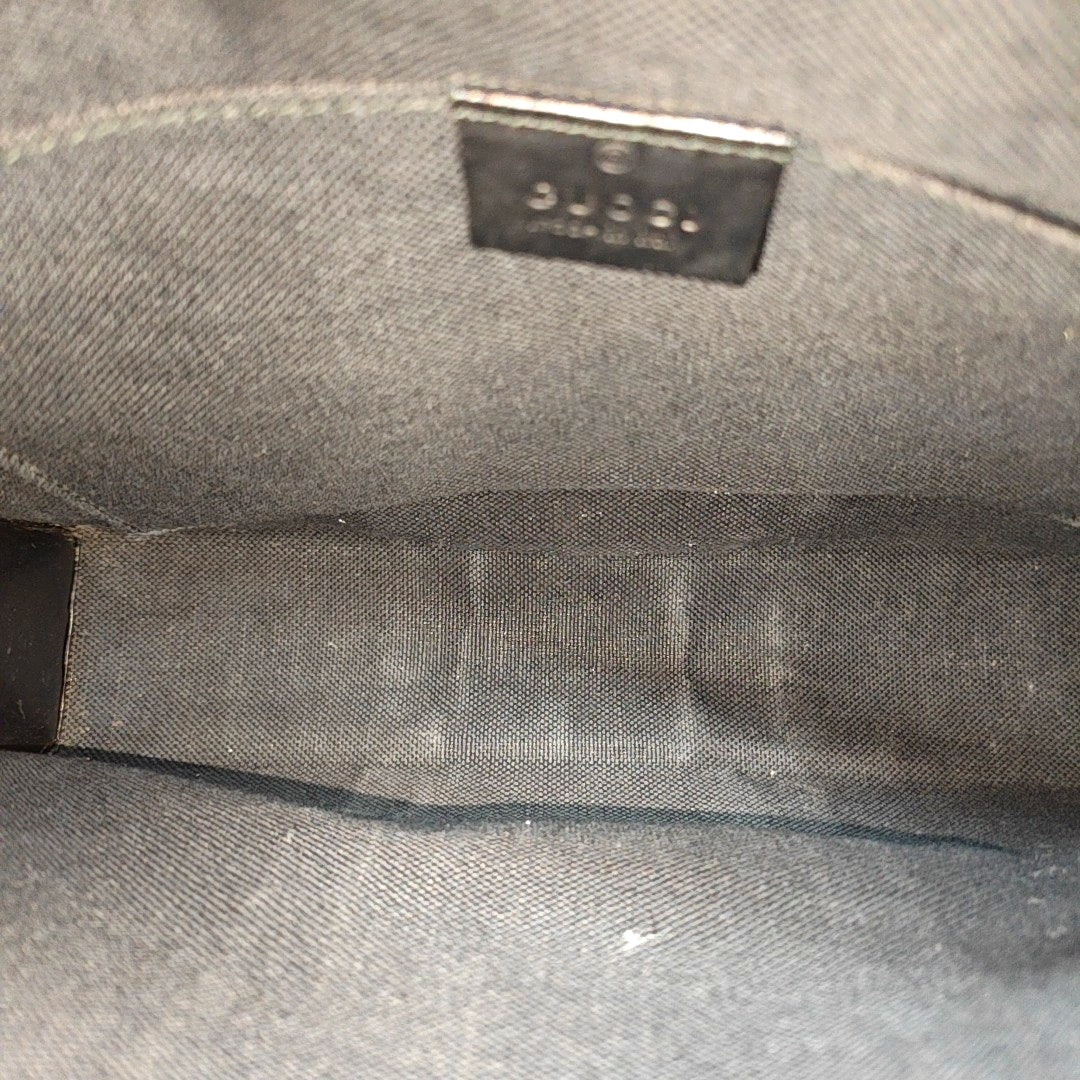 GG Supreme Monogram Coated Canvas Gray