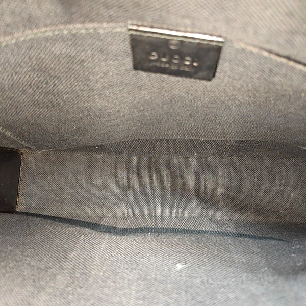 GG Supreme Monogram Coated Canvas Gray