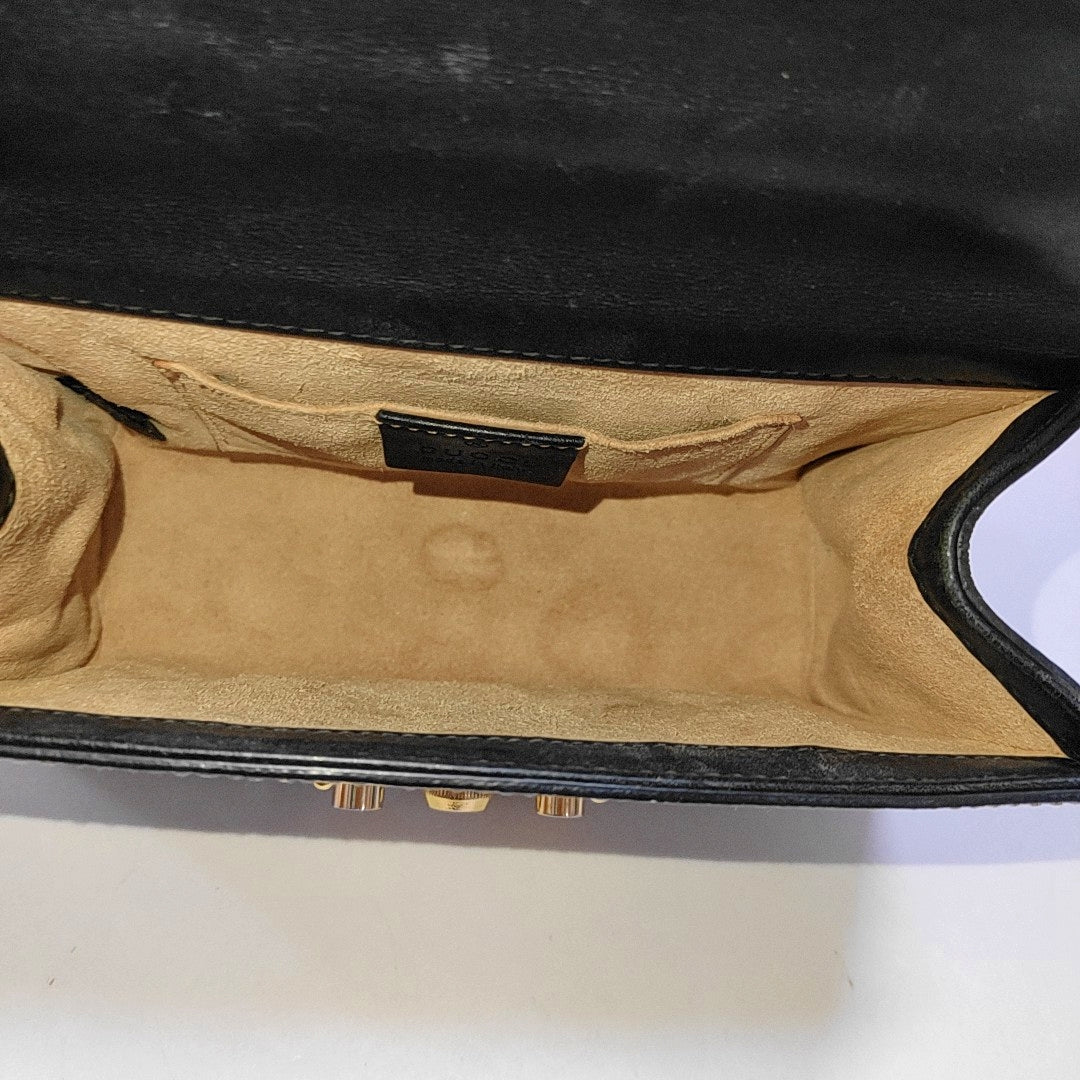 Authenticated pre-owned  Padlock Small Monogram Coated Canvas Beige - Crossbody Bag at Looply