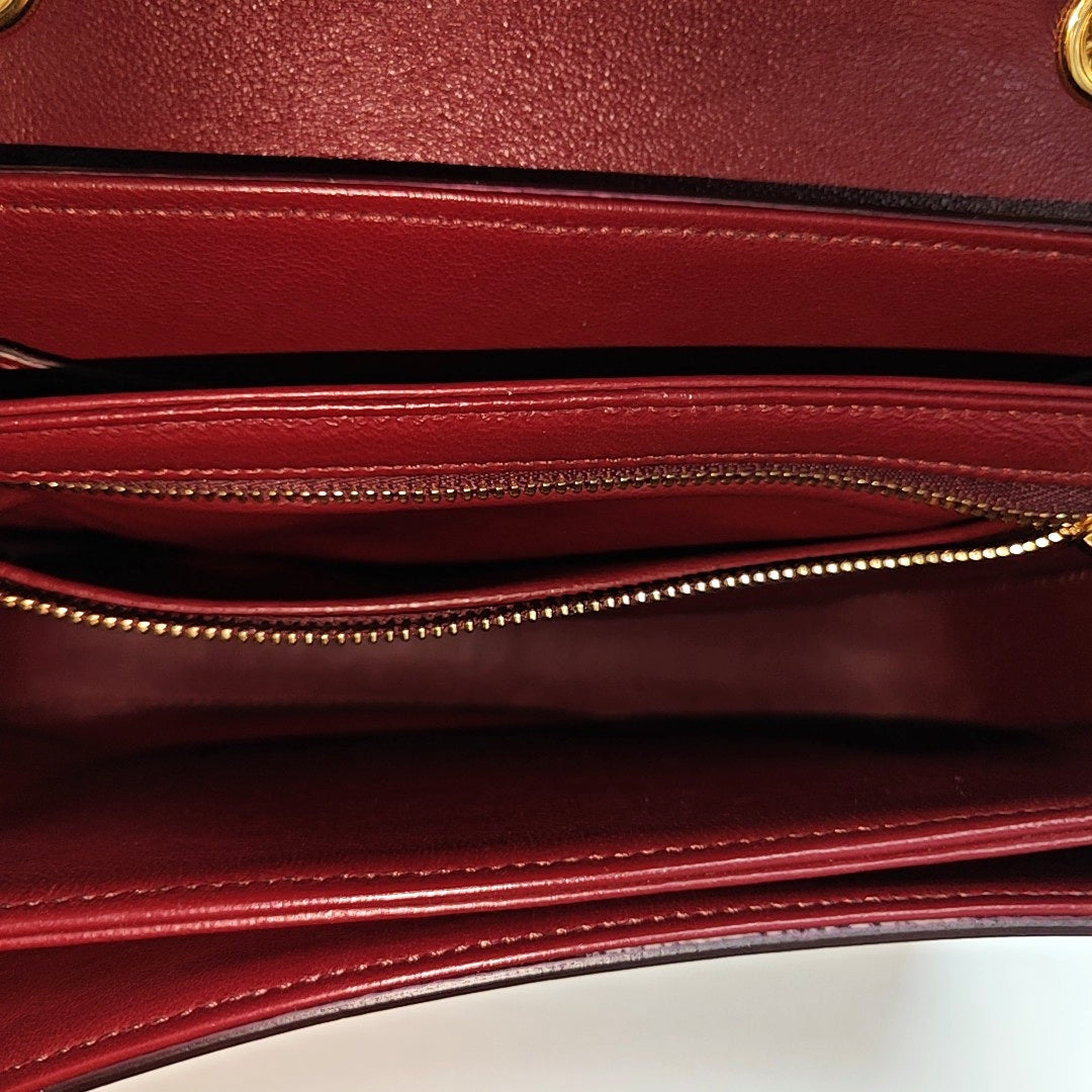 C Medium Calfskin Red
