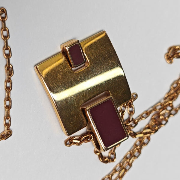 Eileen Metal Gold Necklace