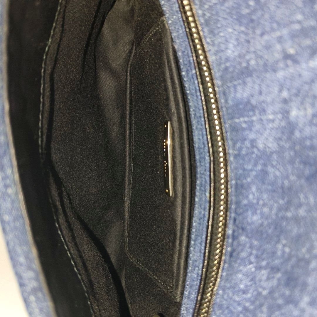 Denim Shoulder Bag Blue