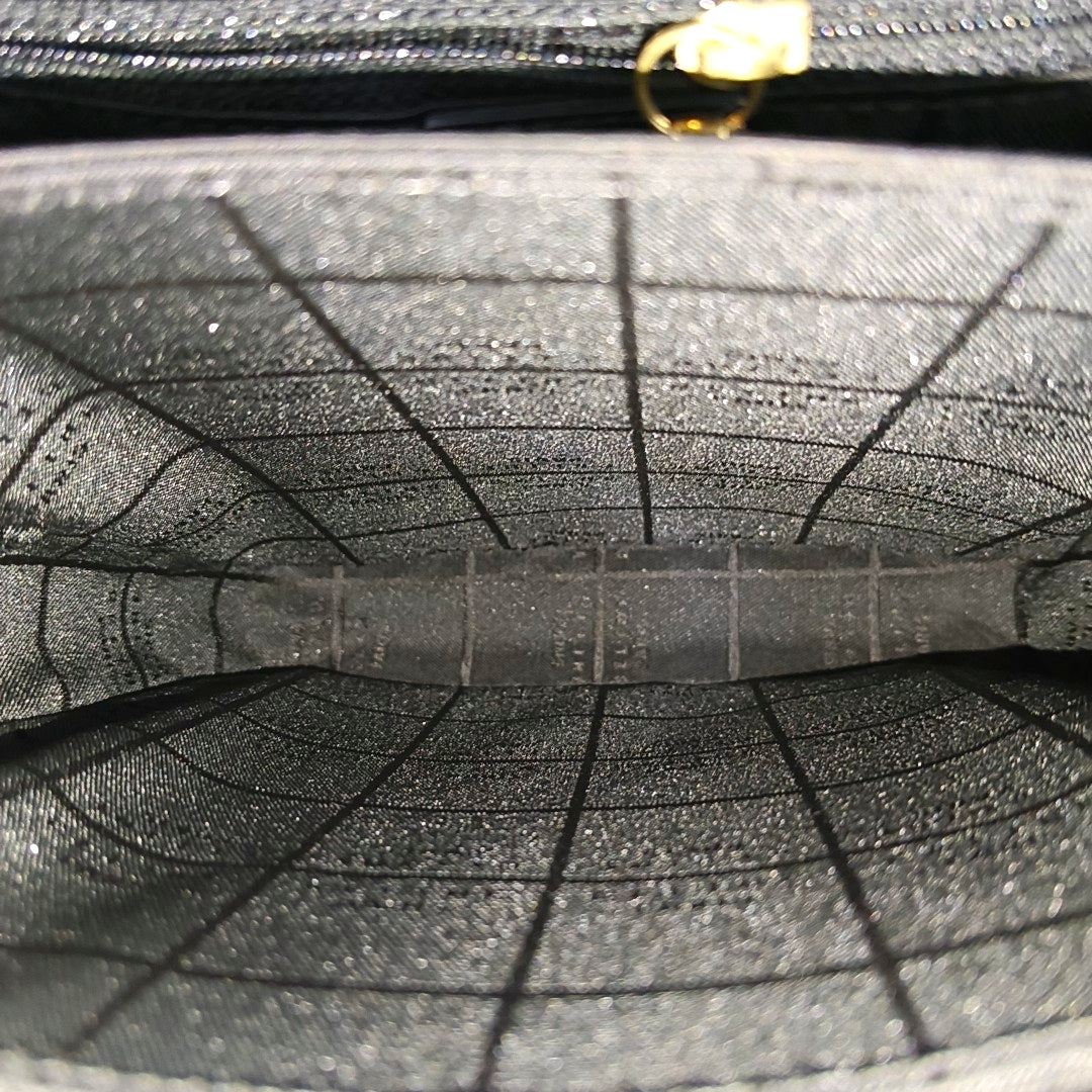 Leather Shoulder Bag Black