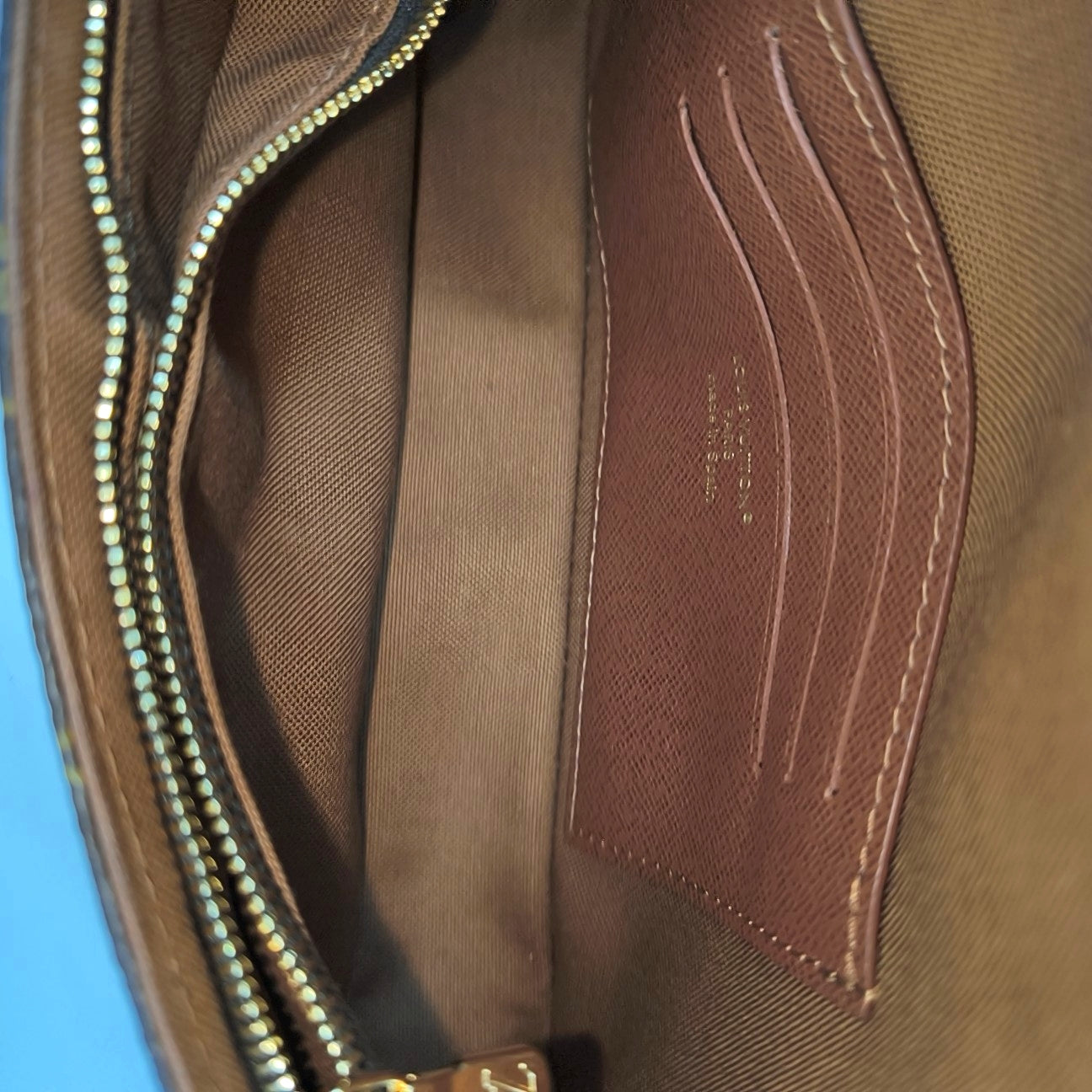 IVY Monogram Coated Canvas Brown