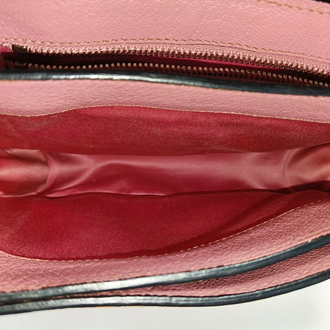 Calfskin Shoulder Bag Pink