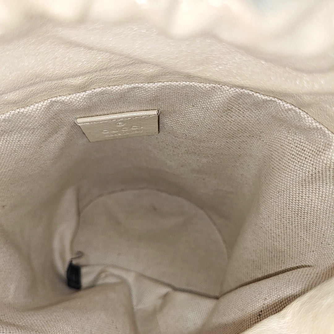 Horsebit 1955 Small Coated Canvas Beige