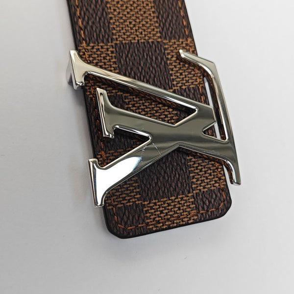 Coated Canvas Belt Brown