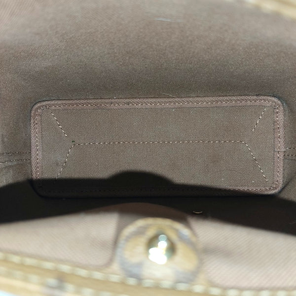 ATLANTIS PM Monogram Coated Canvas Brown