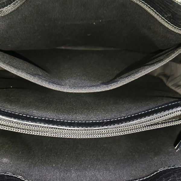 Monogram Canvas Tote Bag Gray