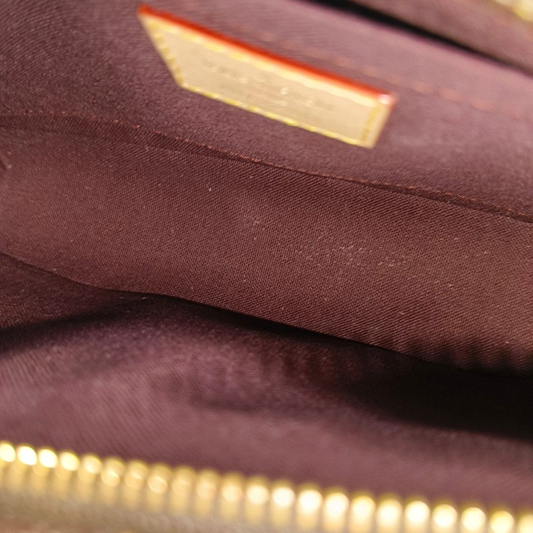 VIVA CITE Monogram Coated Canvas Brown