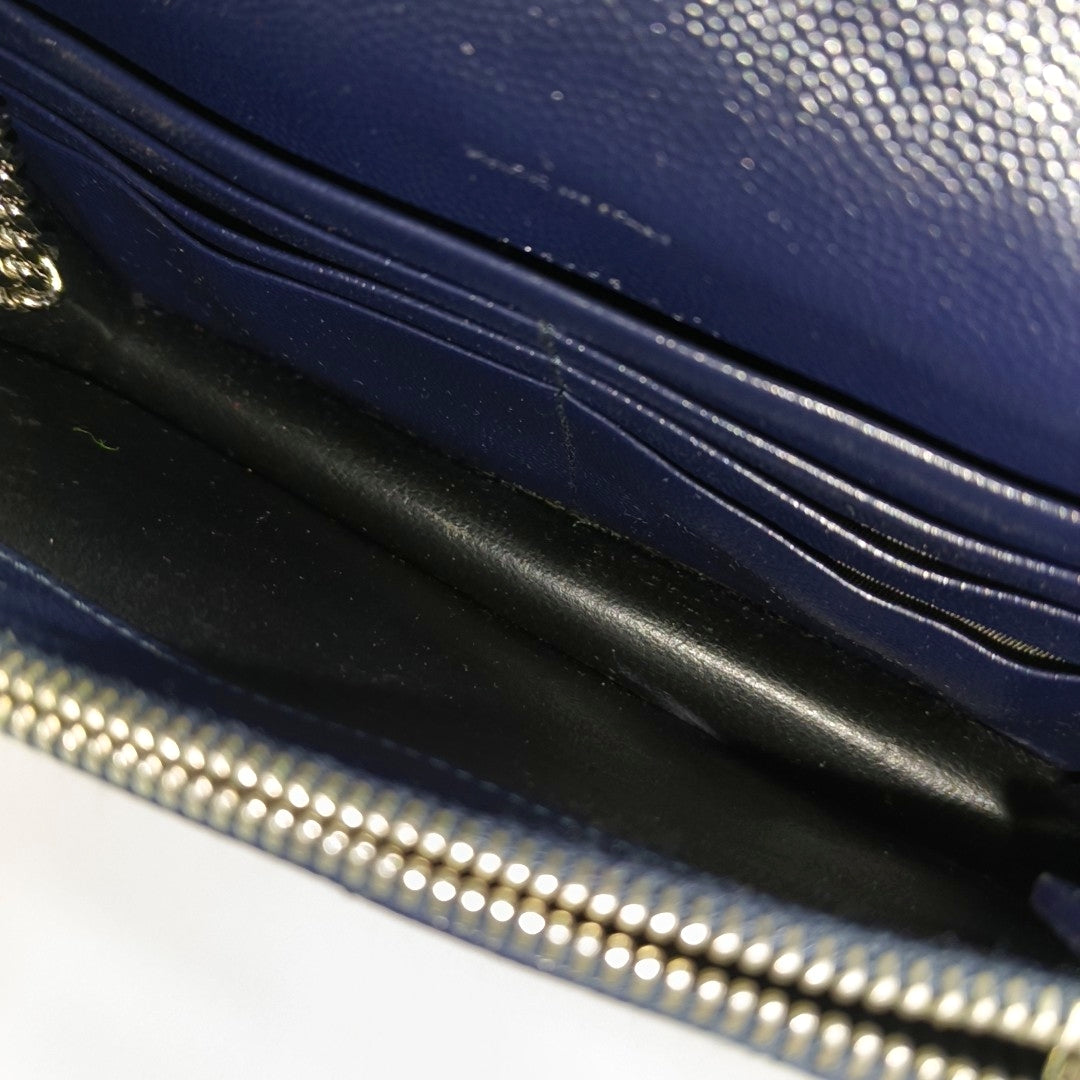 MONOGRAM WOC Quilted Calfskin Blue