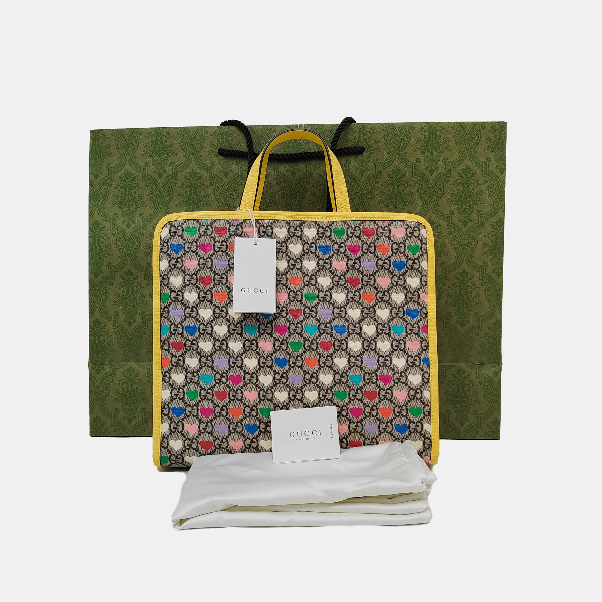 Children’s GG Bucket Monogram Coated Canvas Beige