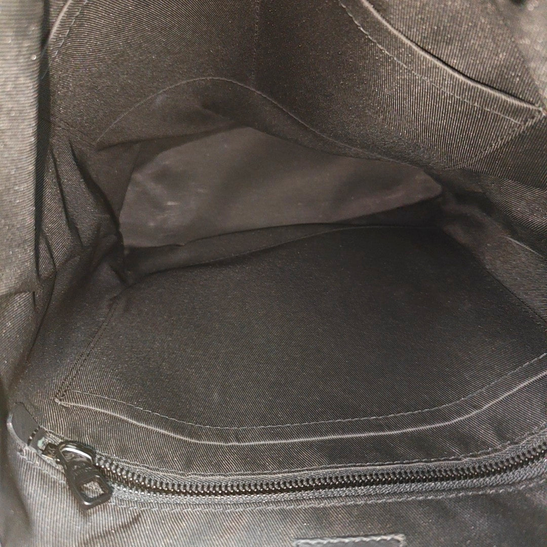 CHRISTOPHER PM Monogram Calfskin Black