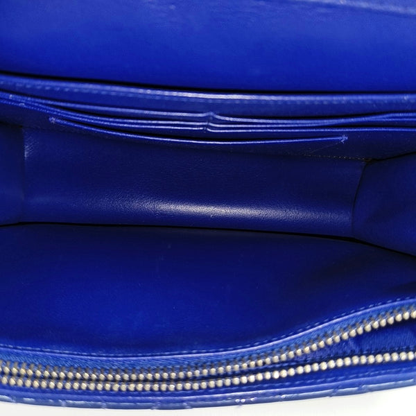 Rendez-Vous Cannage Patent Leather Blue