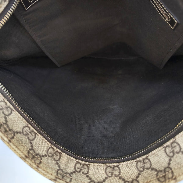 Monogram Coated Canvas Shoulder Bag Beige