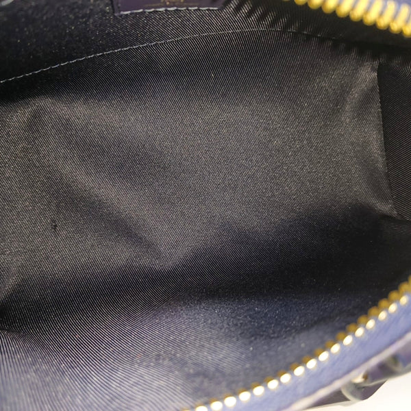 KEEPALL Monogram Coated Canvas Blue