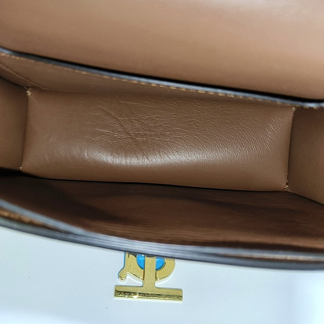 TB Mini Canvas Beige