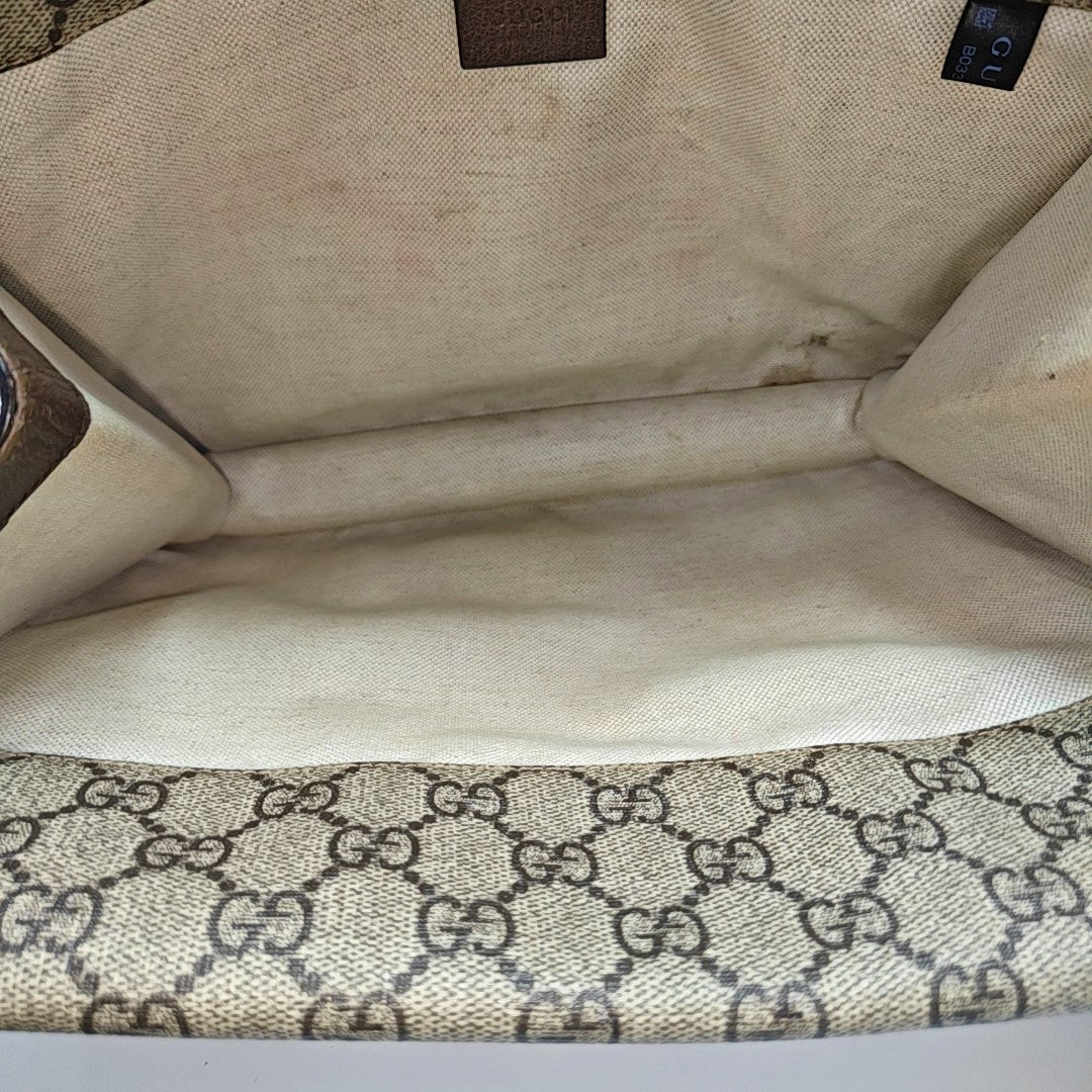 Neo Vintage Large Monogram Coated Canvas Brown