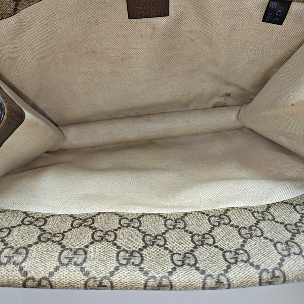 Neo Vintage Large Monogram Coated Canvas Brown