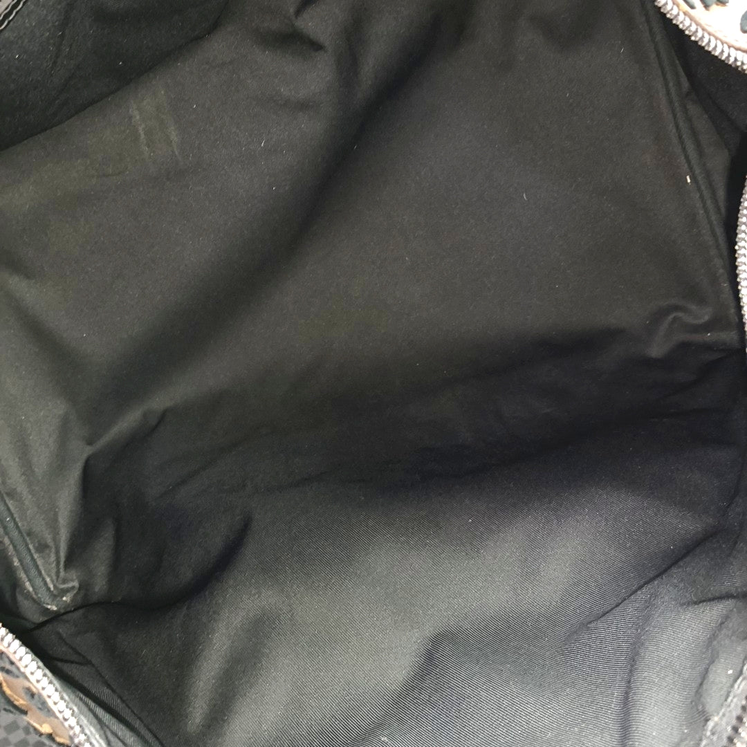KEEPALL 50 Lona recubierta Monogram Marrón