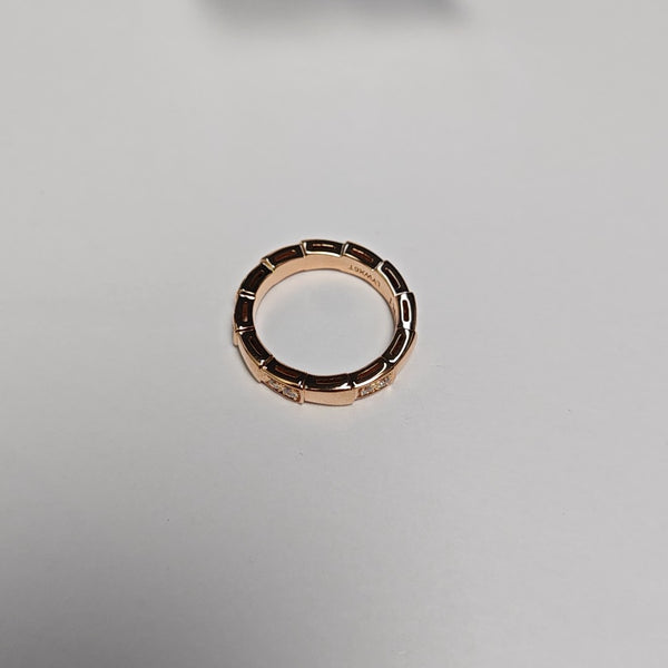 18k Rose Gold Ring EU 47