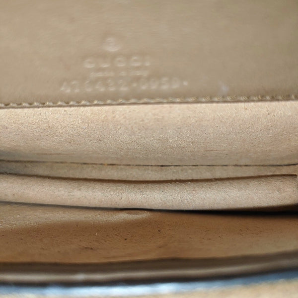 Dionysus Super Mini Monogram Coated Canvas Beige