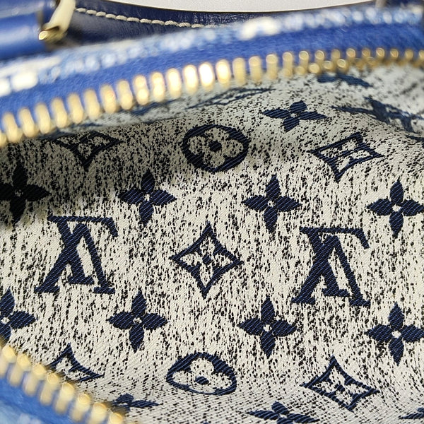SPEEDY Nano Monogram Denim Blue