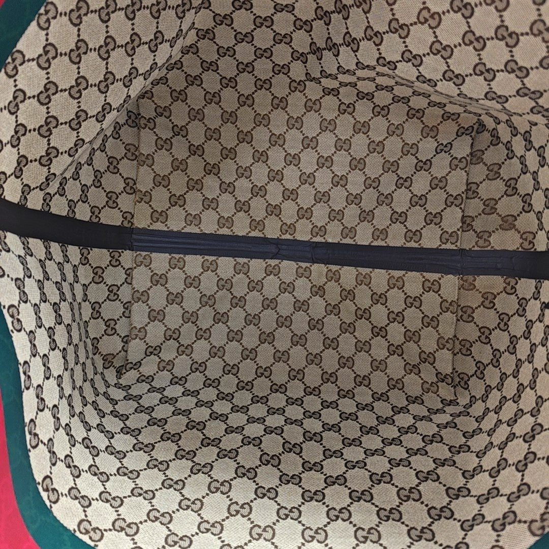 Monogram Canvas Tote Bag Brown