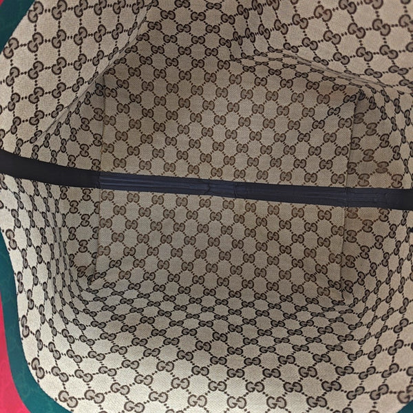 Monogram Canvas Tote Bag Brown