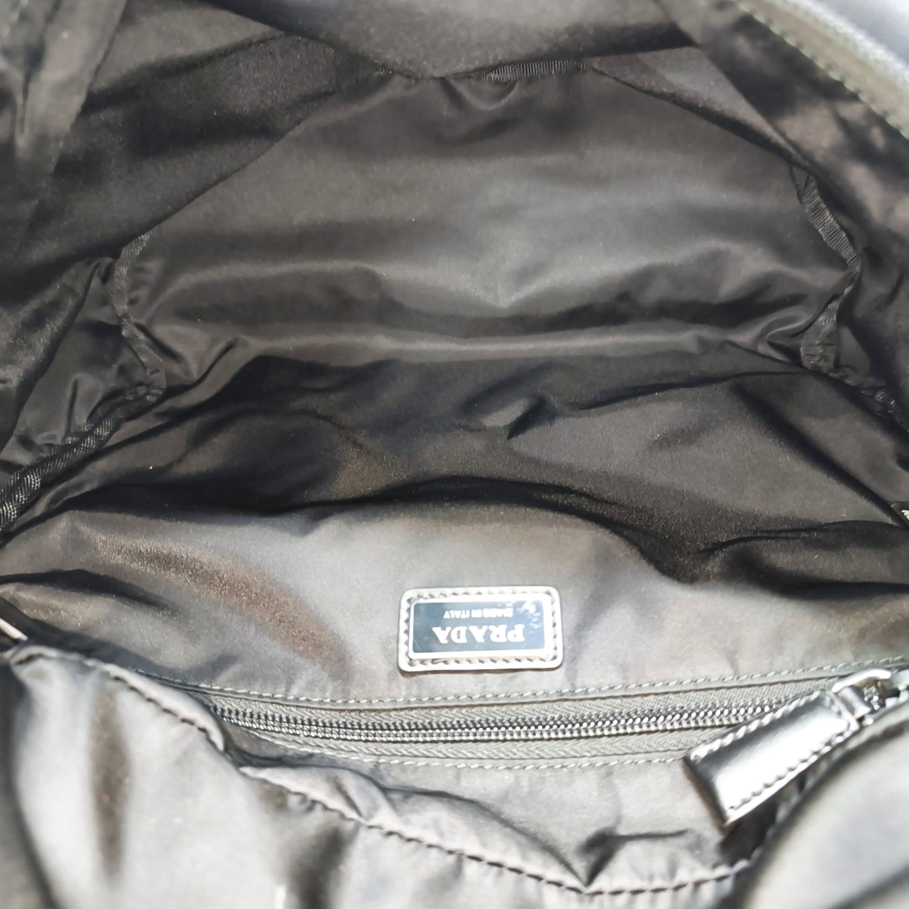 Nylon Shoulder Bag Black