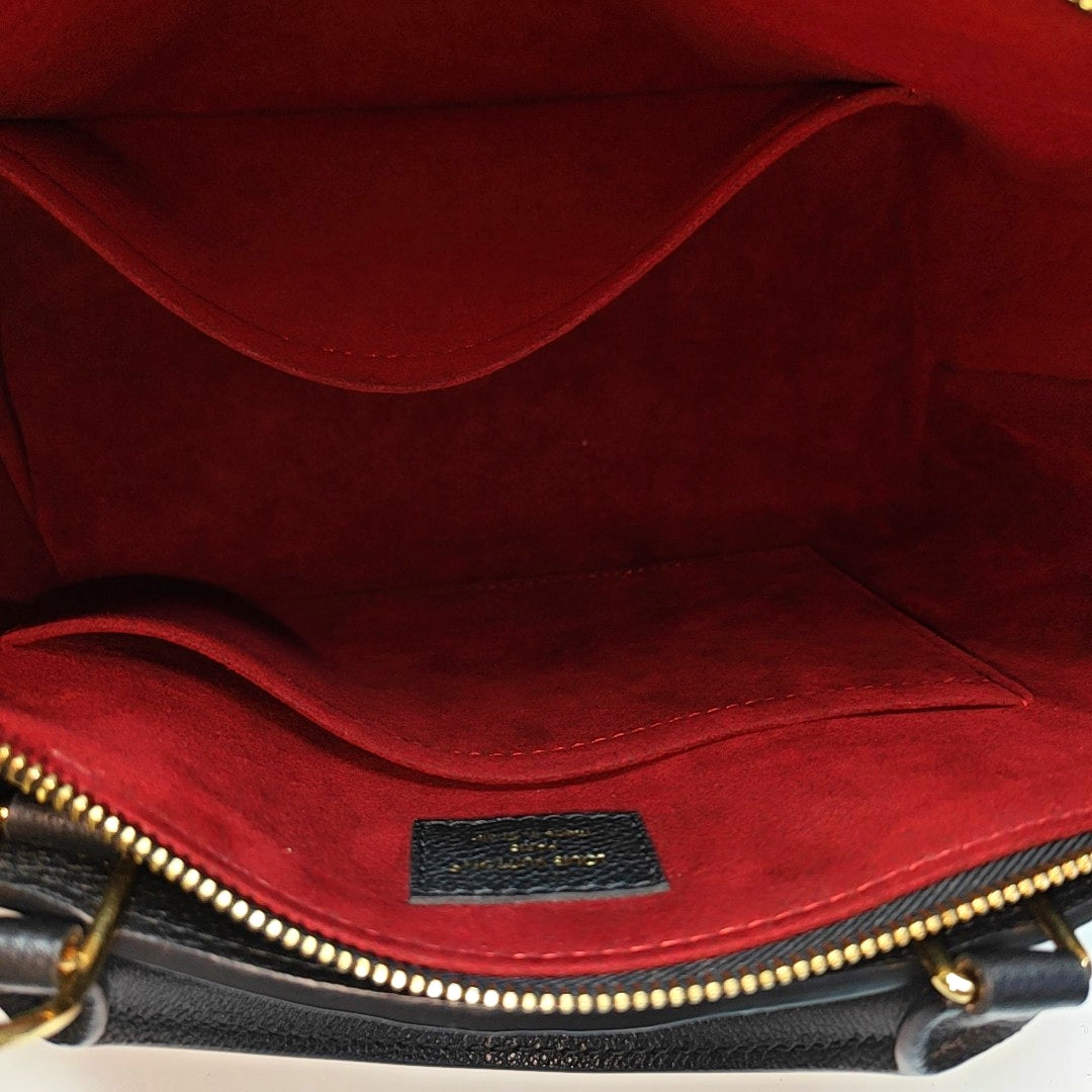 PALAIS PM Monogram Calfskin Black