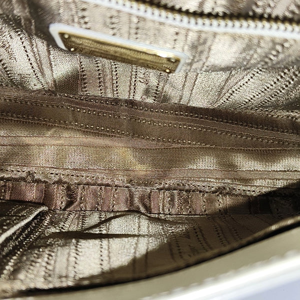 Calfskin Shoulder Bag White
