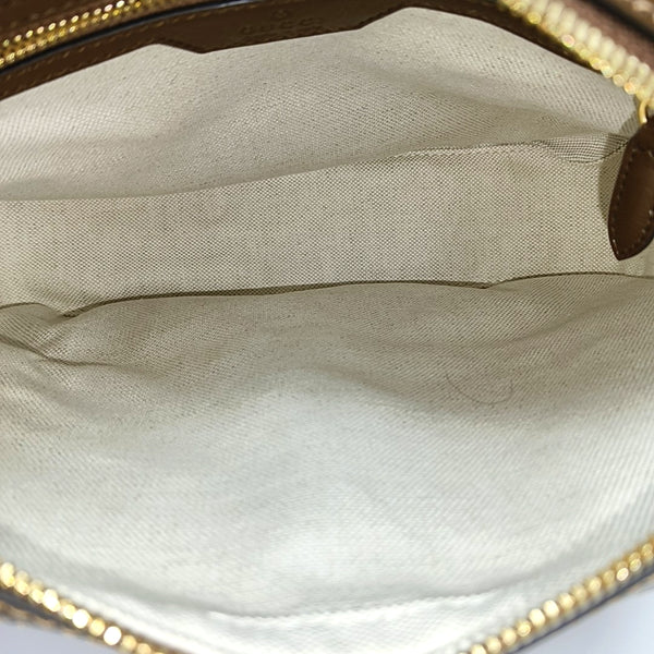 Monogram Coated Canvas Shoulder Bag Black