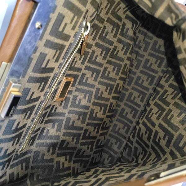 Peekaboo Medium Calfskin Brown
