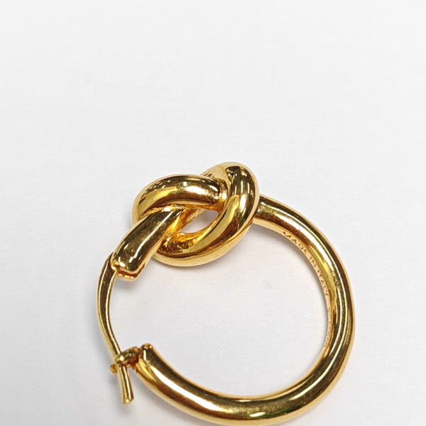 KNOT Brass Gold Earrings