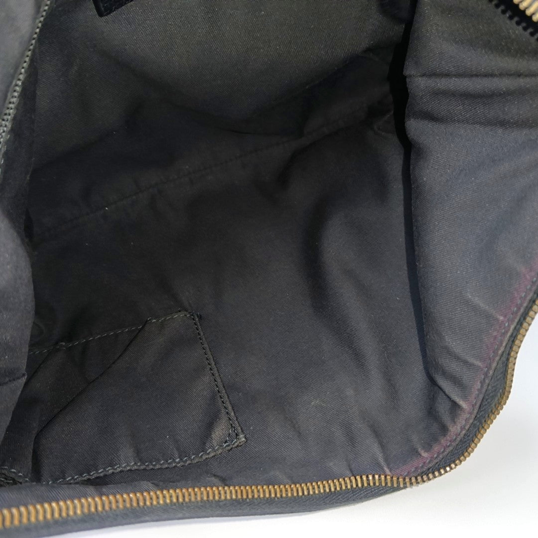 Monogram Canvas Shoulder Bag Black