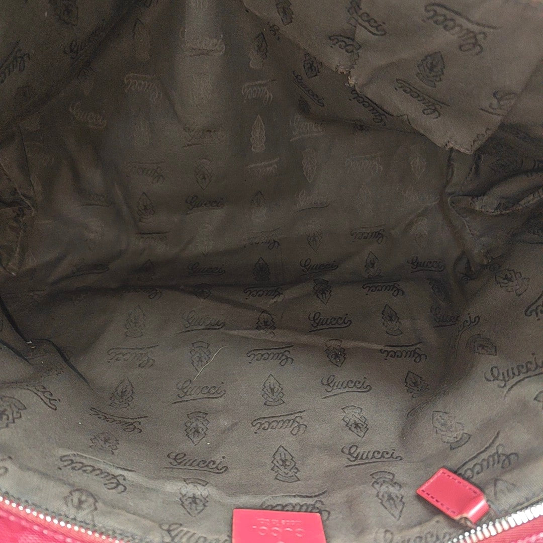 GG Imprime Monogram Coated Canvas Red