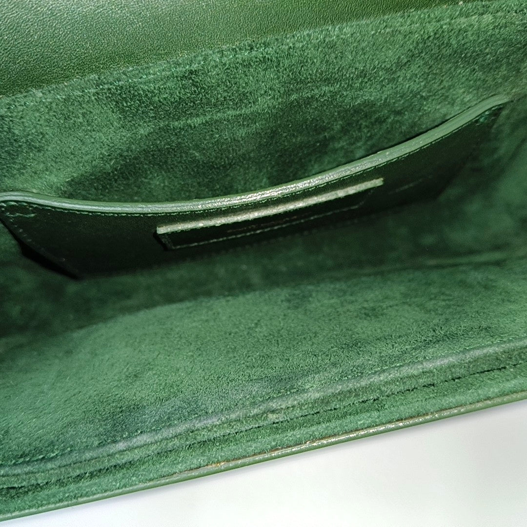 Calfskin Shoulder Bag Green