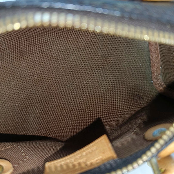 SPEEDY Monogram Coated Canvas Brown