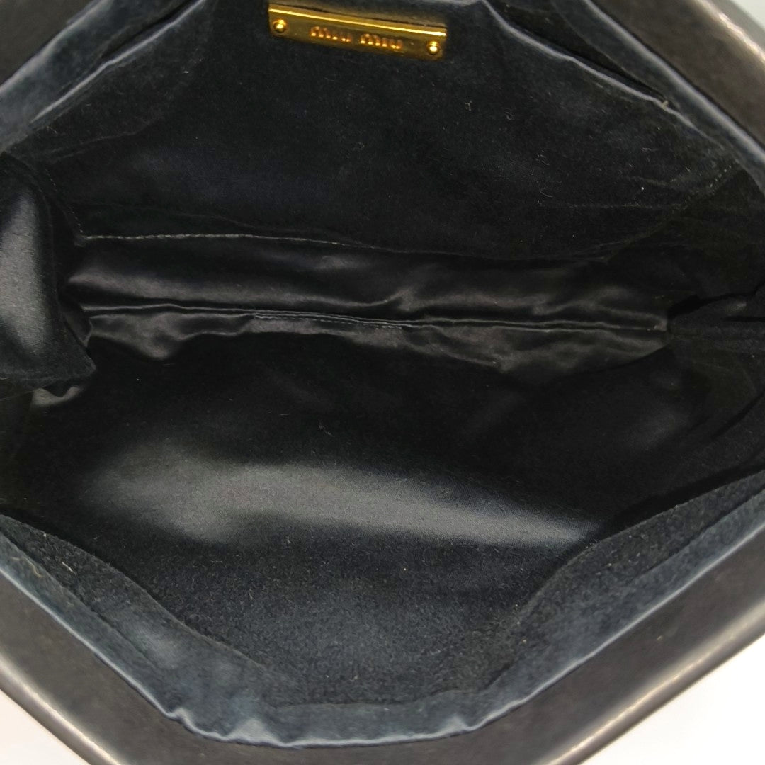 Leather Clutch Black