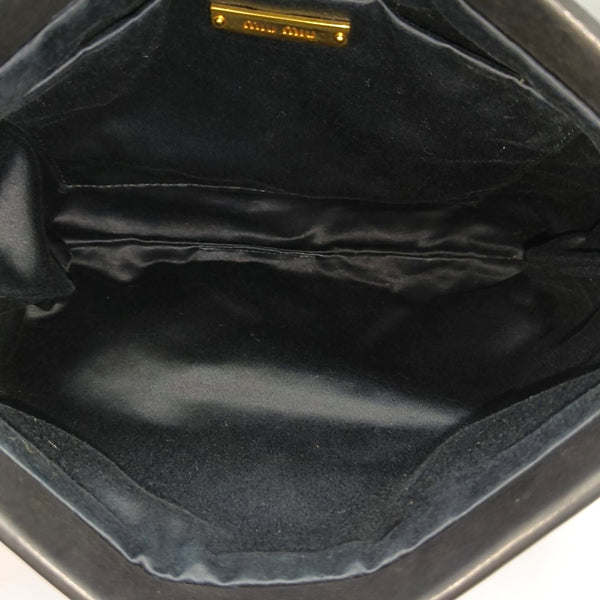 Leather Clutch Black