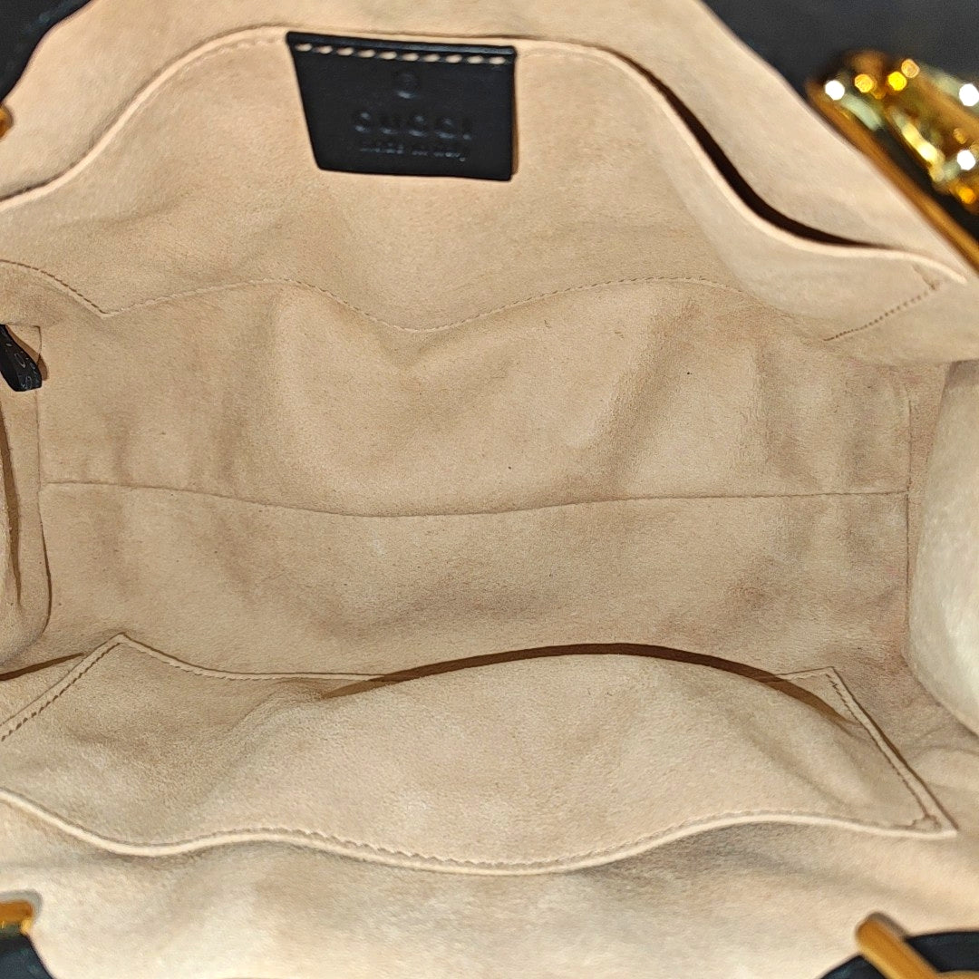 Padlock Small Monogram Coated Canvas Beige