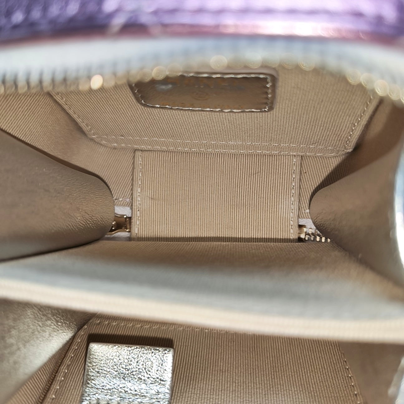 Quilted Calfskin Shoulder Bag Multicolor