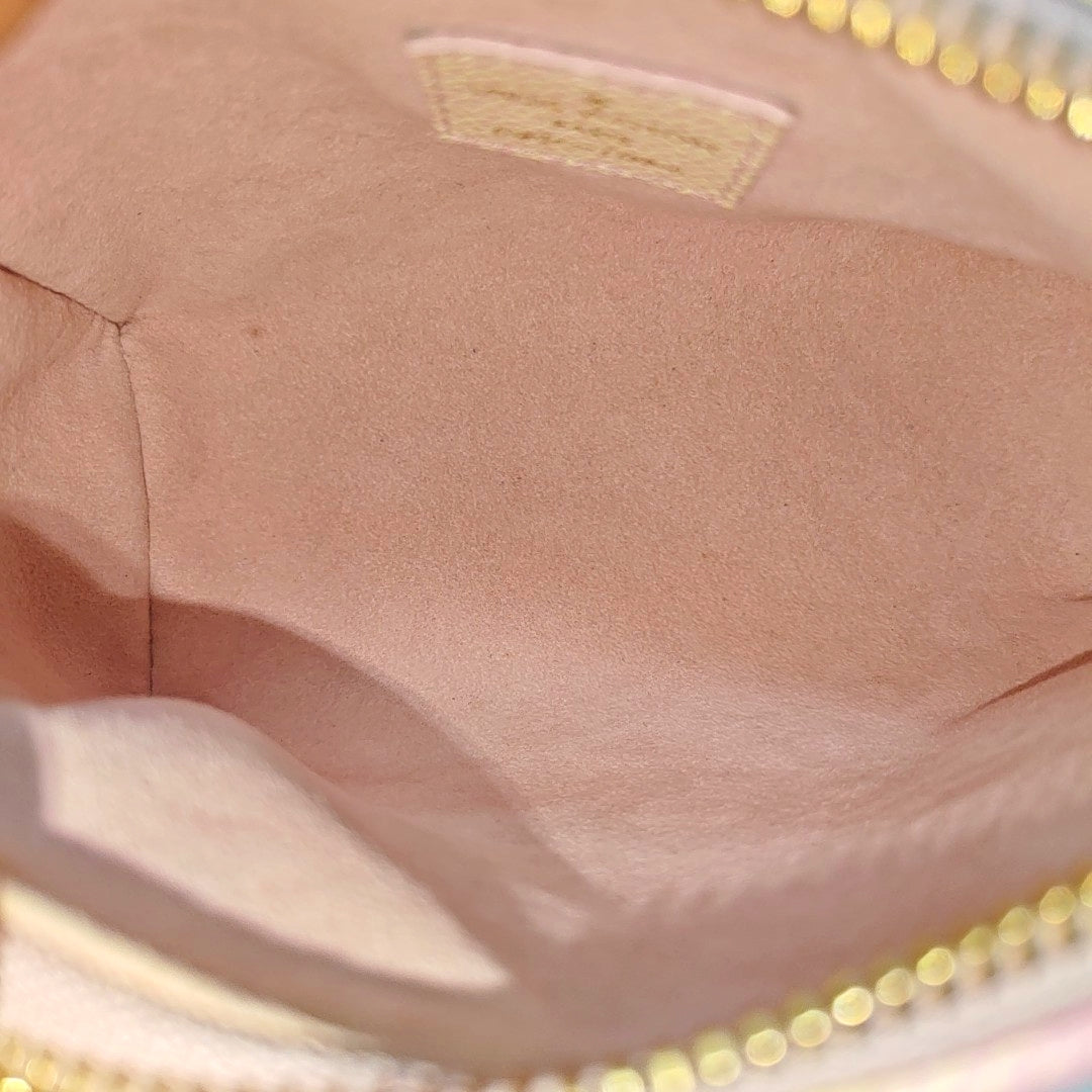 SPEEDY Nano Monogram Calfskin Pink