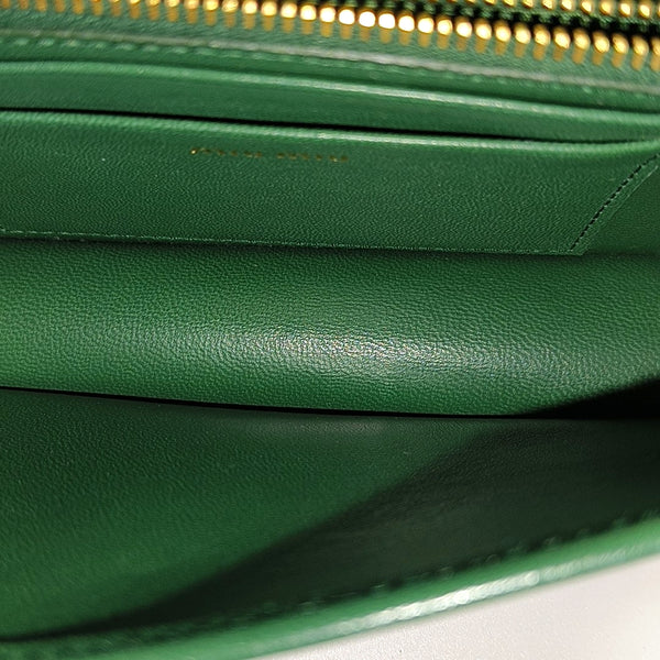 My Miu Quilted Lambskin Green