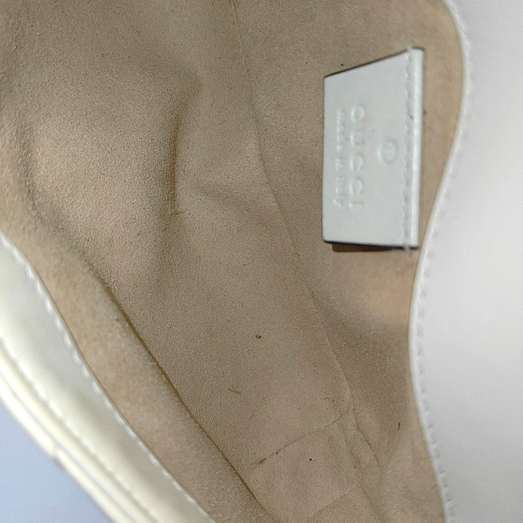 GG Marmont Mini Quilted Calfskin White