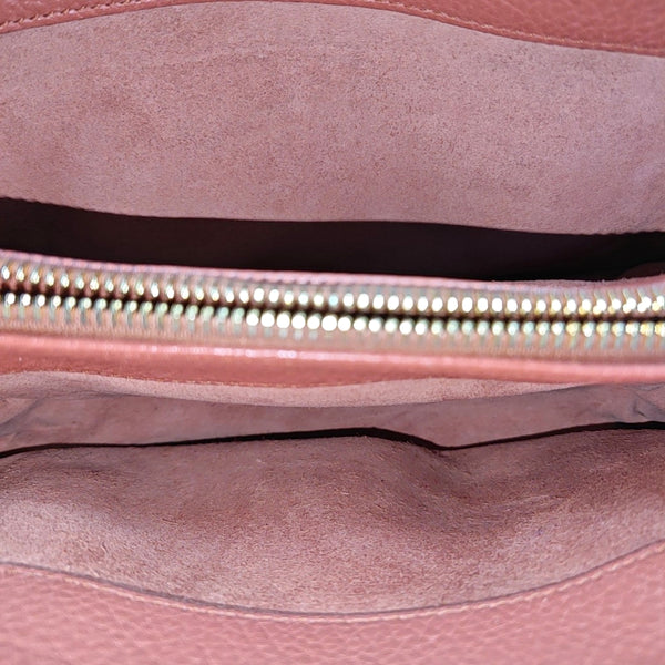 Calfskin Shoulder Bag Orange