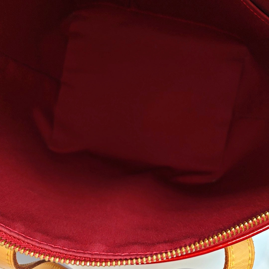 BELLEVUE Monogram Patent Leather Red